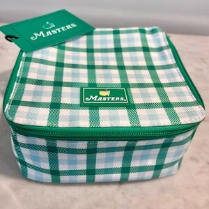 Masters Green and White Checkered Mini Bag